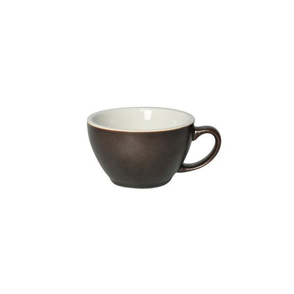 Чашка і блюдце для лате Loveramics Egg Cafe Latte Cup & Saucer Gunpowder 300 мл C088-70BGU фото