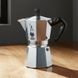 Гейзерная кофеварка Bialetti moka express 1 cup, 60 мл, алюминий, для приготовления кофе, для газовой плиты 6857 фото 3