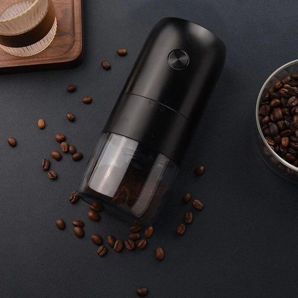 Электрическая кофемолка Xiaomi с аккумулятором и керамическими жерновами бытовая с регулировкой степени помола KMDJ-2AB фото