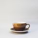 Чашка і блюдце для лате Loveramics Egg Cafe Latte Cup & Saucer, Caramel, 300 мл C088-66BCA фото