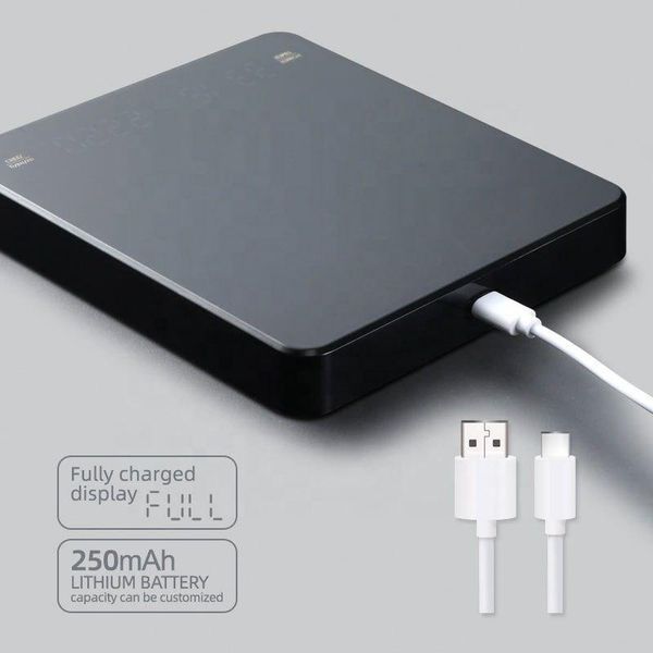 Ваги з usb кавові з таймером Black Mirror Coffee Scale, електронні для кави настільні з usb зарядкою 389898989 фото