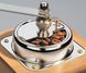 Кофемолка ручная Zassenhaus Brasilia Beech Chrome с металлическими жерновами в винтажном стиле деревянная 40005 фото 3