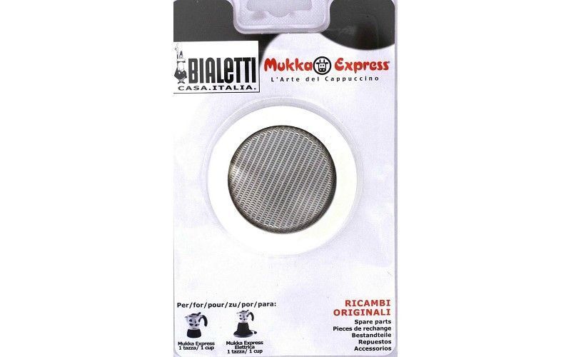 Комплект запчастей для гейзерной кофеварки Bialetti Mukka Express (2 cup) 1990002 фото