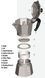 Гейзерная кофеварка Bialetti Moka Express 12 чашек 595 мл 1166 фото 3