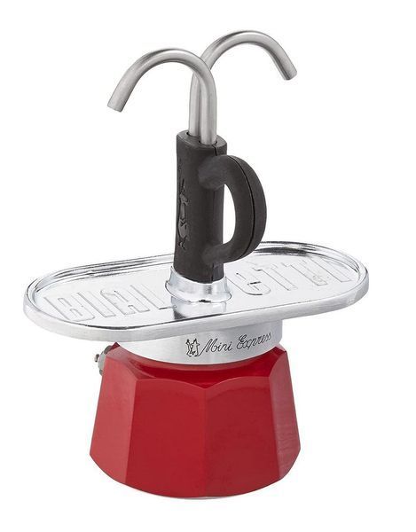 Гейзерная кофеварка Bialetti Mini Express  Margrite Red на 2 чашки, 100 мл 0001406/NP фото