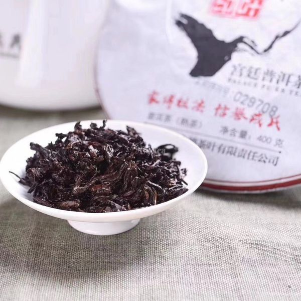 Китайский чай Шу Пуэр Mengku Rongshi Mu Ye Chun Гун Тин (Дворцовый) 2016 года, 400 г 600 фото