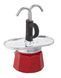 Гейзерная кофеварка Bialetti Mini Express  Margrite Red на 2 чашки, 100 мл 0001406/NP фото 2