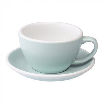 Чашка и блюдце для капучино Loveramics Egg Cappuccino Cup & Saucer River Blue, 200 мл C067-04RVB фото