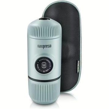Портативная эспрессо-кофеварка для молотого кофе Wacaco Nanopresso Голубая WNANOBLUE фото