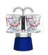 Гейзерна кавоварка Bialetti Mini Express Kandinsky на 2 чашки 100 мл синя 0001407/NP фото 1