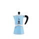 Кавоварка гейзерна Bialetti Rainbow Ligth Blue на 6 чашок для газової плити 0005043/NP фото 1