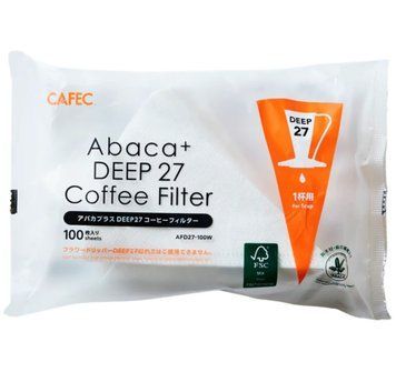 Фільтри Cafec Abaca Plus Deep 27, 100 шт AFD27-100W фото