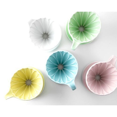 Пуровер Cafec Arita Ware Flower Dripper Cup4, Green CFD-4GR фото