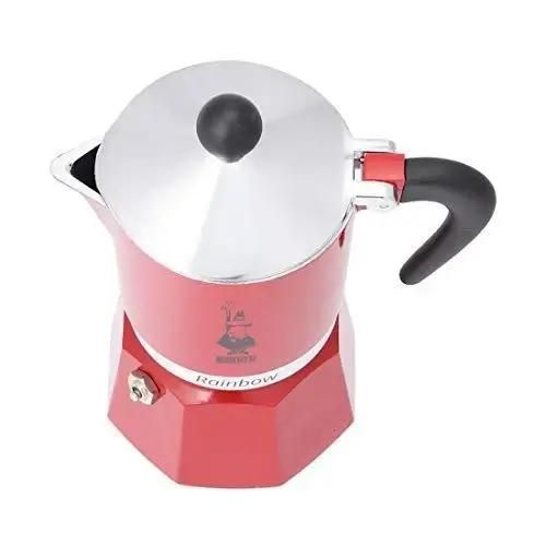 Bialetti гейзерная кофеварка Красная на 6 чашек мока из алюминия 0005043/NP фото
