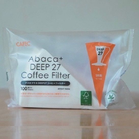 Фильтры Cafec Abaca Plus Deep 27, 100 шт AFD27-100W фото