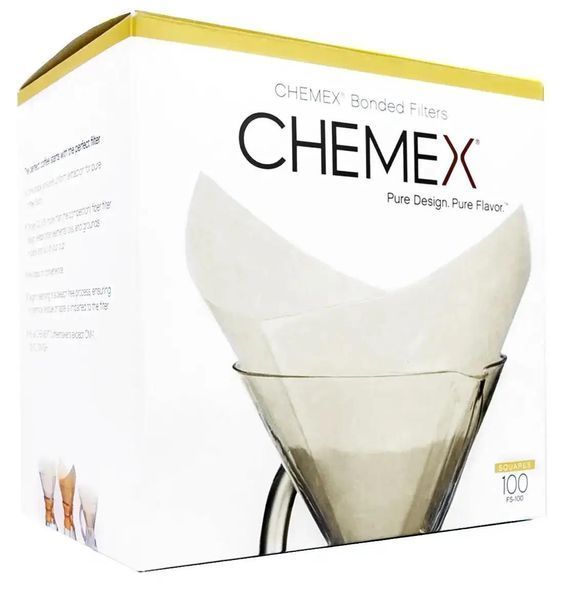 Фильтры бумажные для кемекса Chemex CM-6A Белые FS-100 фото