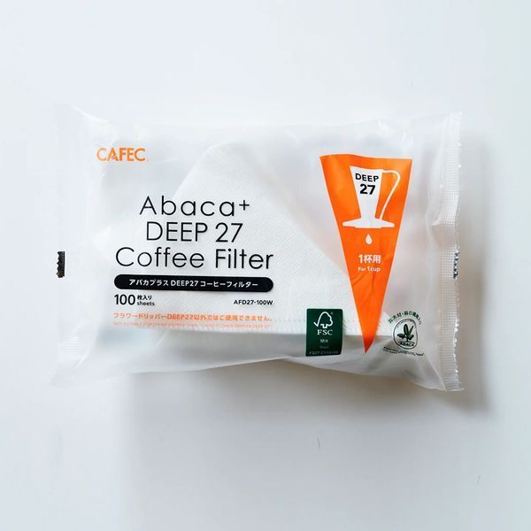 Фильтры Cafec Abaca Plus Deep 27, 100 шт AFD27-100W фото