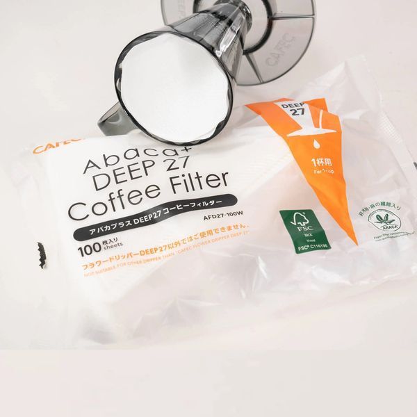 Фильтры Cafec Abaca Plus Deep 27, 100 шт AFD27-100W фото