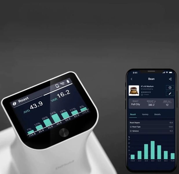Профессиональный анализатор обжарки частиц кофе Difluid Omni OM1-OS фото