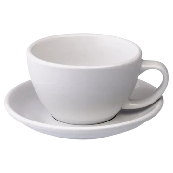 Чашка и блюдце для латте Loveramics Egg Caf&eacute; Latte Cup & Saucer White 300 мл C0098-200WHH фото