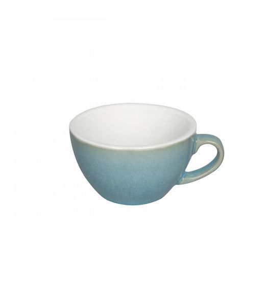 Чашка і блюдце для капучино Loveramics Egg Cappuccino Cup & Saucer, 200 мл, Ice Blue C088-125BIB фото