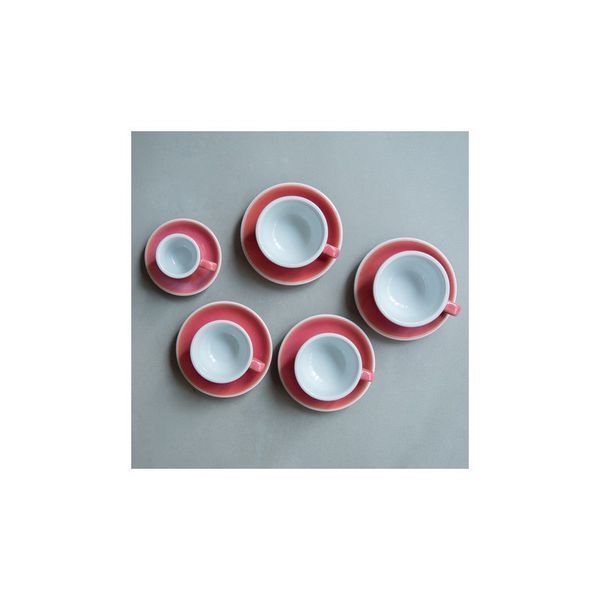 Чашка і блюдце для лате Loveramics Egg Cafe Latte Cup & Saucer Berry 300 мл C088-107BBE фото