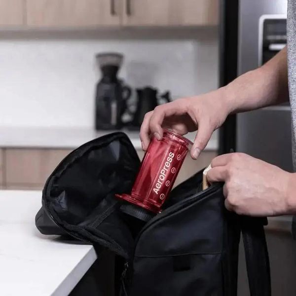 Аеропрес для приготування кави AeroPress Inc Clear Red 90RD05 фото
