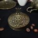 Турецкая чашка Acar с блюцем 110 мл бронзовая для подачи кофе по-восточному 14249 фото 6