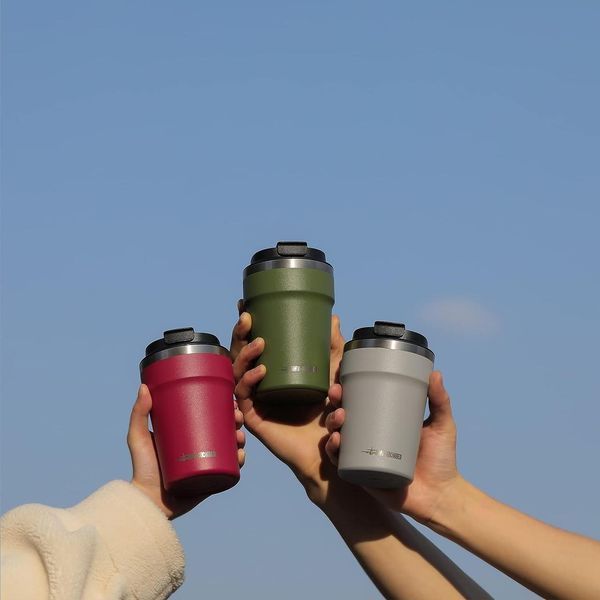 Термочашка MHW-3BOMBER 360 мл Vacuum Coffee Mugs, Чорна M5718B фото