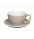 Чашка і блюдце для лате Loveramics Egg Cafe Latte Cup & Saucer, 300 мл, Ivory C088-105BIV фото 1