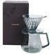 Настольный набор Timemore Crystal Eye Brewer Set Smokey V60 02 для заваривания фильтр кофе, подарочный CEBS-02 black фото 1