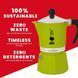 Гейзерна кавоварка Bialetti Rainbow Green на 3 чашки для приготування кави 130 мл 0004972/NP фото 4