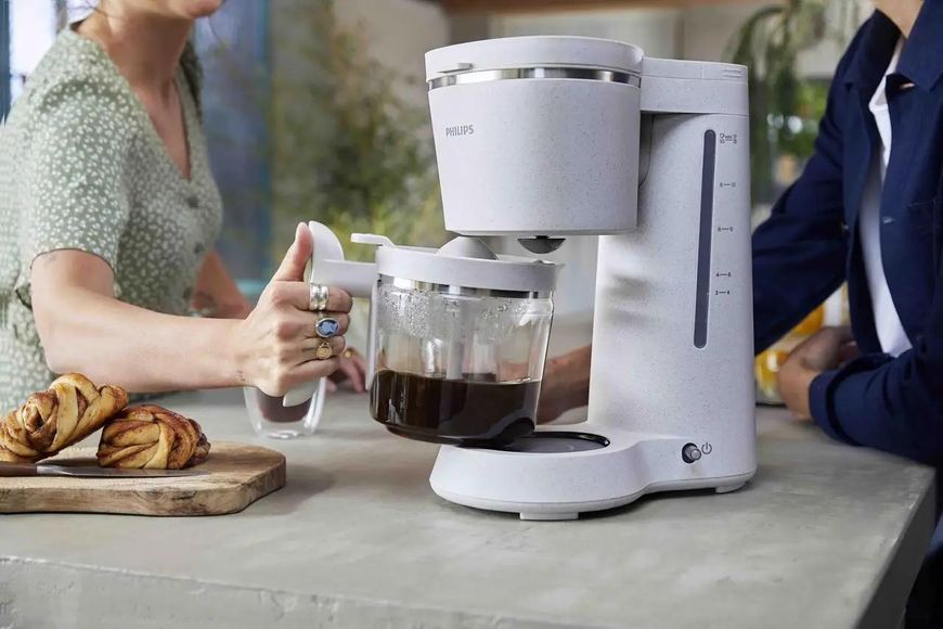 Фільтр кавоварка Philips для кави кавомашина капельна Біла для дому та офісу HD5120/00 фото