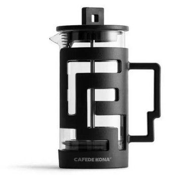 Заварник френч-прес для кофе стеклянный Cafede Kona Labyrinth, 350 мл, Французкий пресс для заварки чая 300421 фото
