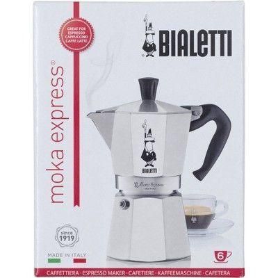 Гейзерна кавоварка Bialetti Moka Express на 6 чашок 270 мл на газу для приготування кави еспресо 1163 фото