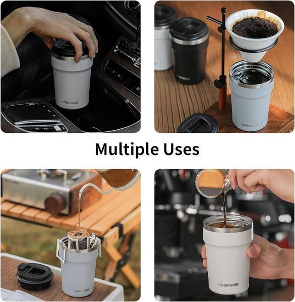 Термокружка MHW-3BOMBER Vacuum Coffee Mugs 360 мл Зеленый M5714GN фото