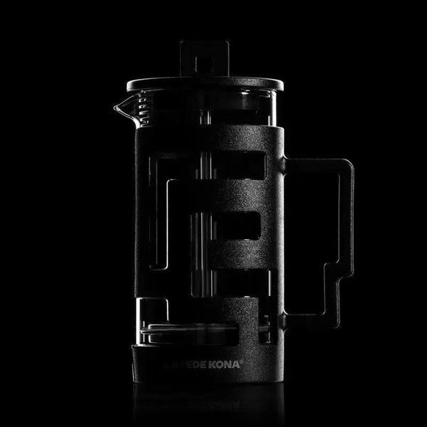 Заварник френч-прес для кофе стеклянный Cafede Kona Labyrinth, 350 мл, Французкий пресс для заварки чая 300421 фото