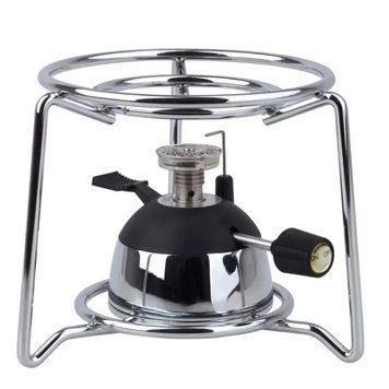 Газовая горелка с подставкой Gas Burner Kompora с для приготовления кофе с регулировкой интенсивности пламени 15324NB фото
