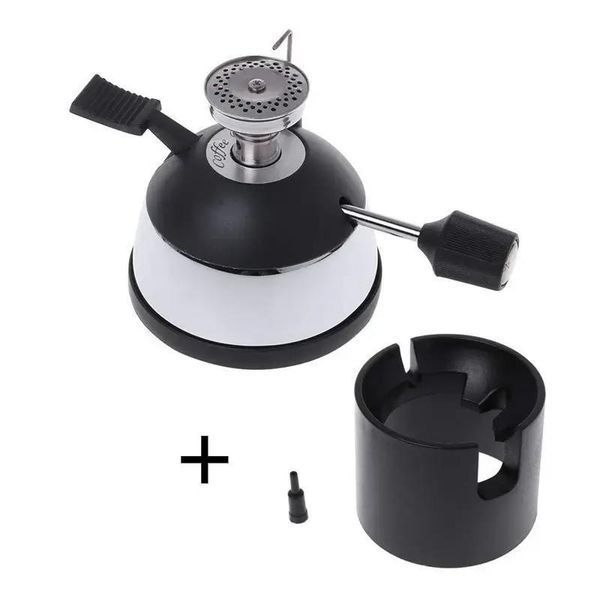 Газовая горелка с подставкой Gas Burner Kompora с для приготовления кофе с регулировкой интенсивности пламени 15324NB фото