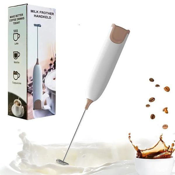 Электрический взбиватель молока Milk Frother капучинатор, ручной, для приготовления капучино и латте 1501WBG фото