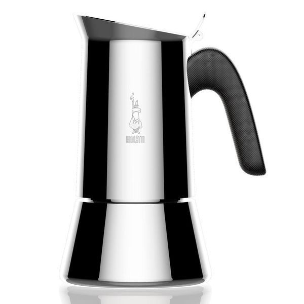 Гейзерна кавоварка сталева Bialetti new Venus для індукції на 4 чашки 170 мл із нержавійки для газової плити 7254 фото