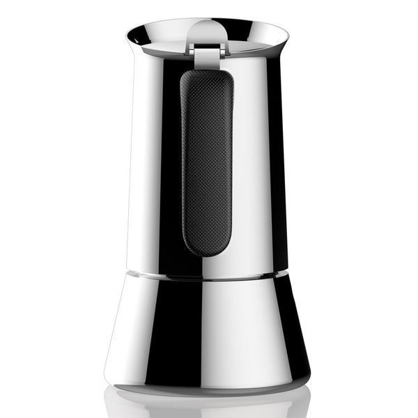 Гейзерна кавоварка сталева Bialetti new Venus для індукції на 4 чашки 170 мл із нержавійки для газової плити 7254 фото