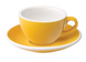 Чашка і блюдце для лате Loveramics Egg Cafe Latte Cup & Saucer, Yellow, 300 мл C088-11BYE фото 1