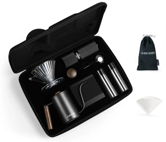 Подарочный набор MHW-3BOMBER Portable Pour-Over Set на 8 предметов для приготовления кофе CS5570 фото