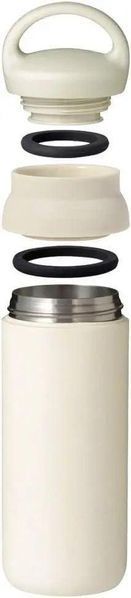 Металлическая термокружка Kinto Day Off Tumbler Dark Grey чашка термос для кофе из нержавейки японская&nbsp; 21096 фото