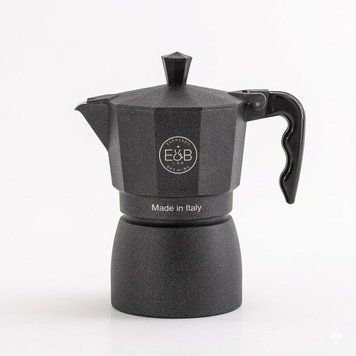 Гейзерная кофеварка E&B Lab Classic Moka Pot 6 чашек 300 мл EB-600 фото