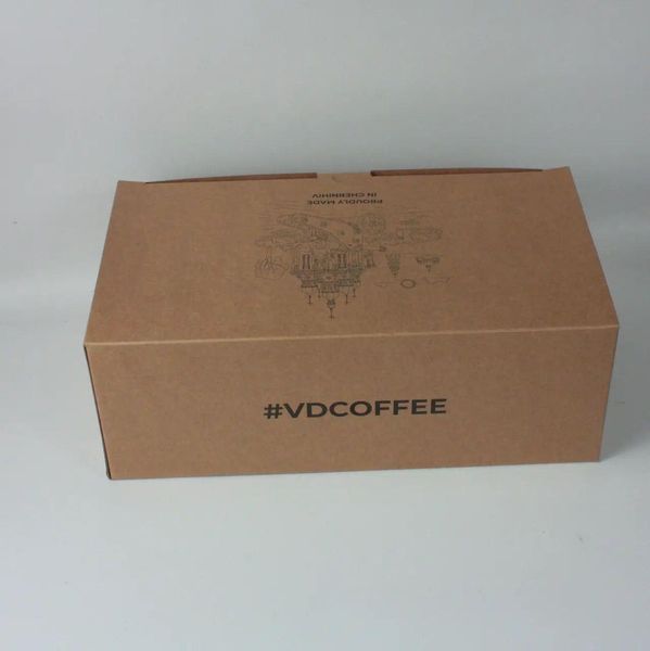 Нок-бокс VD Coffee в дерев'яній коробці Tab Max для вибивання кавової таблетки, Чорний, для бариста, настільний 9231 фото