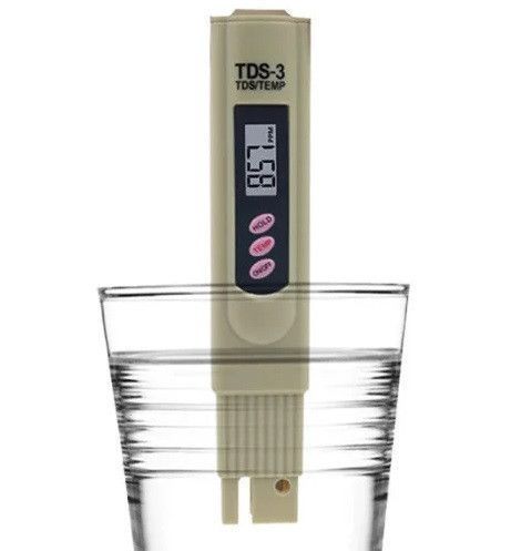 Ручка солемер тестер качества воды TDS-3, измеритель кислотности ph портативный карманный, бытовой, для воды 300388 фото