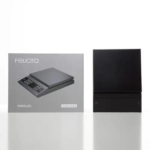 Весы Felicita Parallel Черные электронные для кофейни точные с usb зарядкой Феличита S10 фото