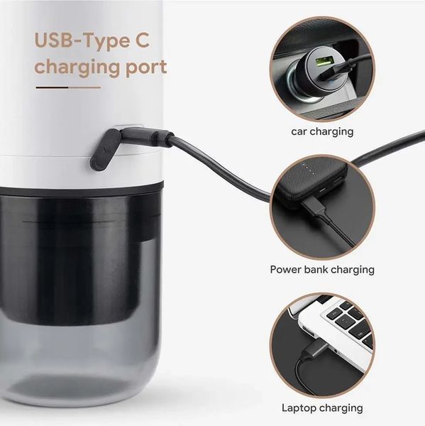 Портативна фільтр кавоварка Icafilas Travel Espresso Maker 2 в 1 Чорна ME2410B фото